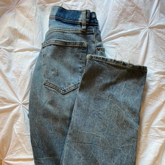 Abercrombie & Fitch Blue Straight Leg Jeans 25/0s - Picture 3 of 5